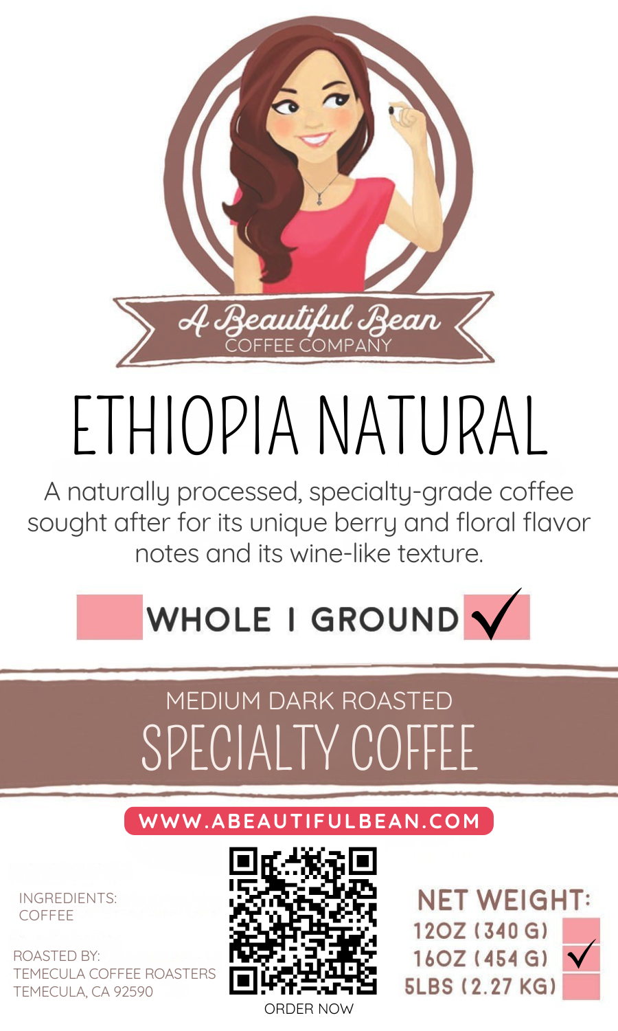 Ethopia Natural (G1) Specialty Coffee