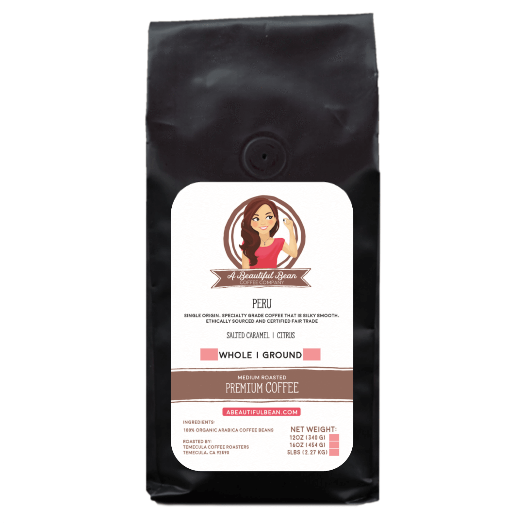 Peru Single Origin Organic Coffee, Subscription Coffee, Peruvian Coffee Beans, Arabica Coffee