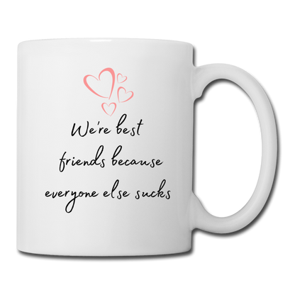 Best Friend Coffee Mug - white