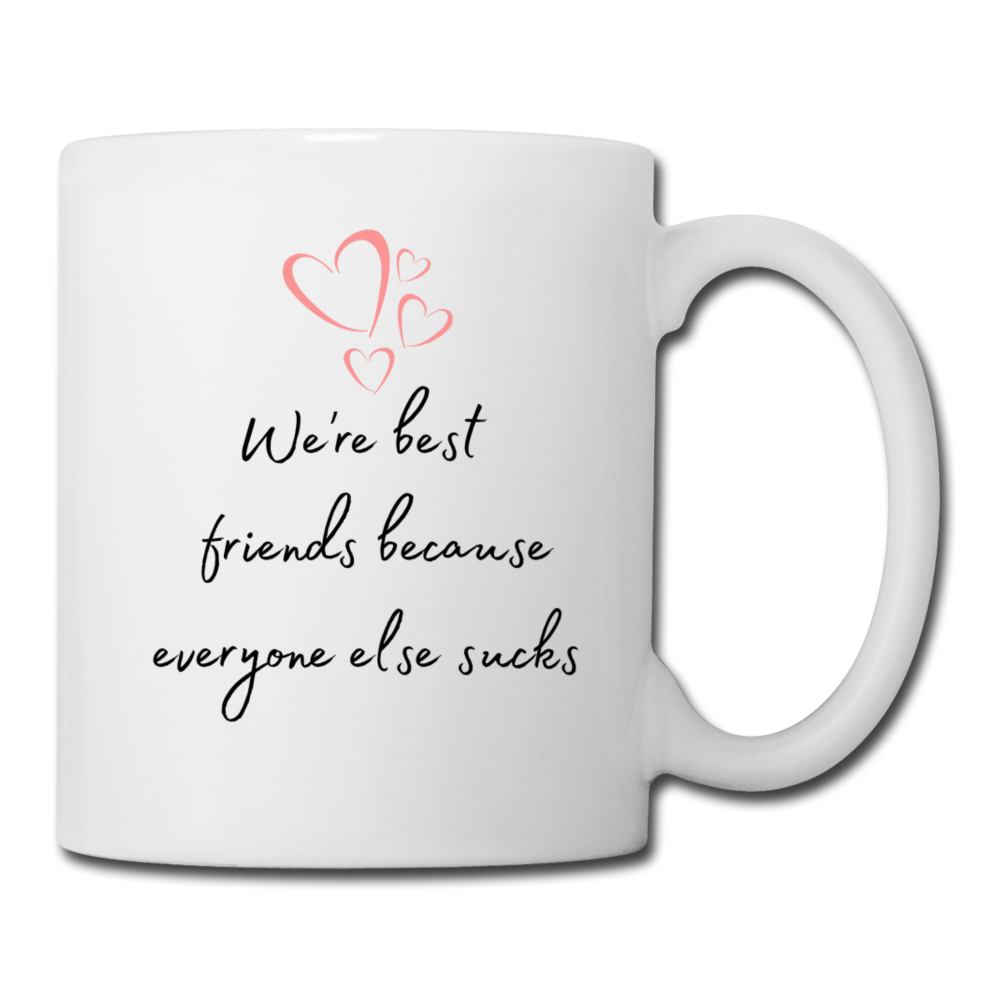 Best Friend Coffee Mug - white